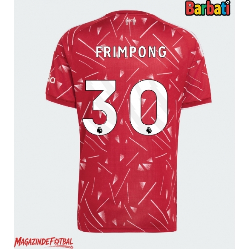 Liverpool Jeremie Frimpong #30 Tricou Fotbal Replică 2026-27 Barbati Acasa Liverpool Jeremie Frimpong #30 Tricou Fotbal Replică 2026-27 Barbati Acasa